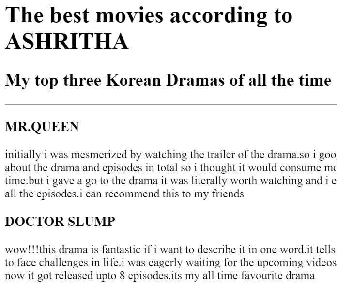 movie rankings